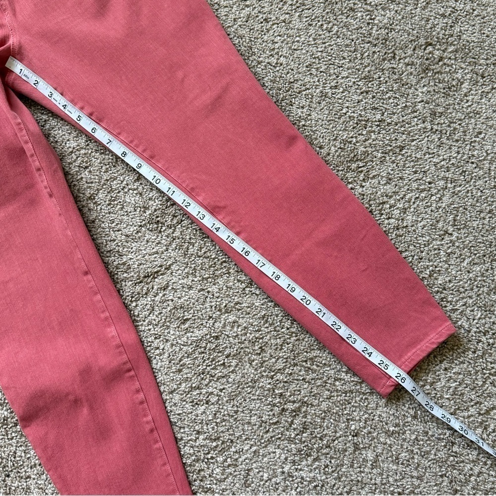Loft Mid Rise Pink Jeggings | 16 Petite - Picture 6 of 7